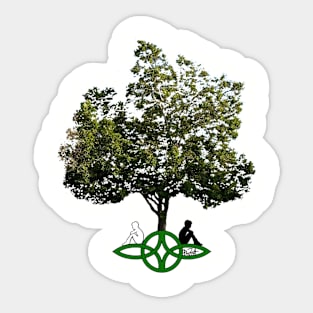 The Contemplation Tree Sticker